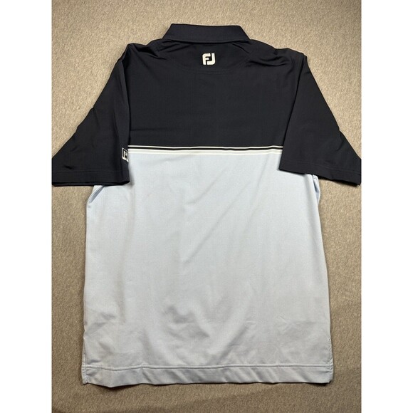 FootJoy Golf Mens Small Color‎ Block Lisle Navy Heather Sky White 27340 NWT - Picture 4 of 7